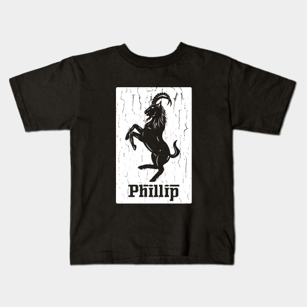 Ferrari Phillip Ver. 2 Kids T-Shirt by wolfkrusemark